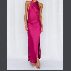 Hello Molly Light Minds Midi Dress Fuchsia BRAND NEW NEVER WORN